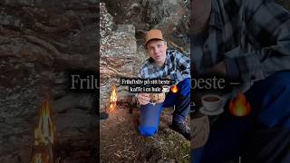 Kvistbrenner, hule og trekopp – oppskriften på en perfekt pause🔥 #friluftsliv #ute #cave #outdoors