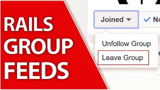 Joinable Devise User Groups with Feeds | Ruby on Rails 7 Tutorial