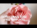 Nevilles extra small rose free downloadable template