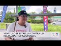 Auto choca contra un McDonald's y dos personas resultan heridas: el conductor fue arrestado