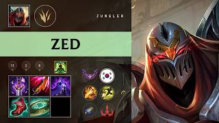 Zed Jungle vs Sylas - KR Master Patch 26.09