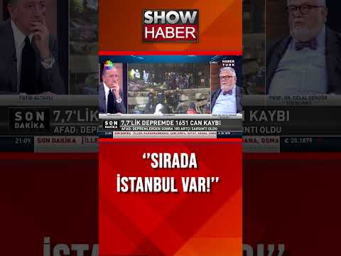 Prof. Dr. Celal Şengör İstanbul'u uyardı! #shorts #showanahaber
