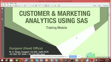 Demo Session on Customer and Marketing Analytics (Part I)