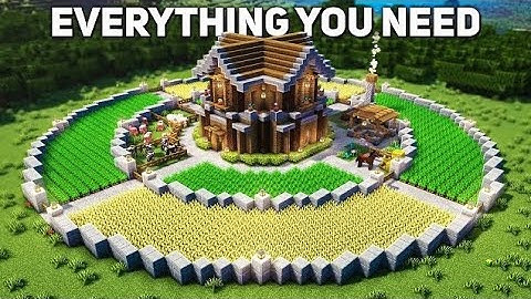 Minecraft: Ultimate Survival Base Tutorial (how to build 1.19) #minecraft