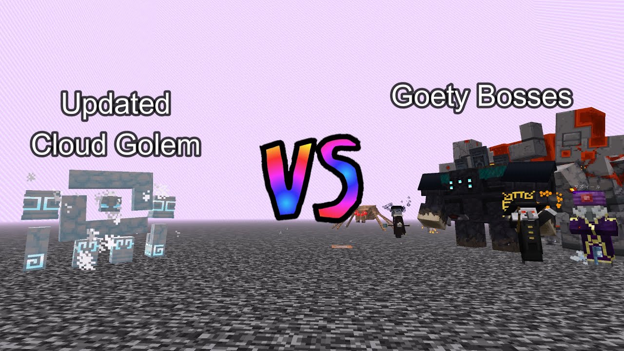 Cumulonimbus vs Goety Bosses | Minecraft  Mob Battle