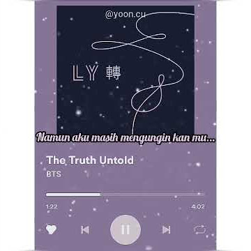Story wa ( Lirik Lagu The Truth Untold - BTS )