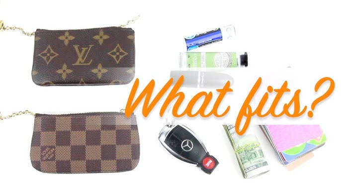 Louis Vuitton Rare Vintage First Edition Monogram Pochette Cles Key Pouch  111lv2 at 1stDibs