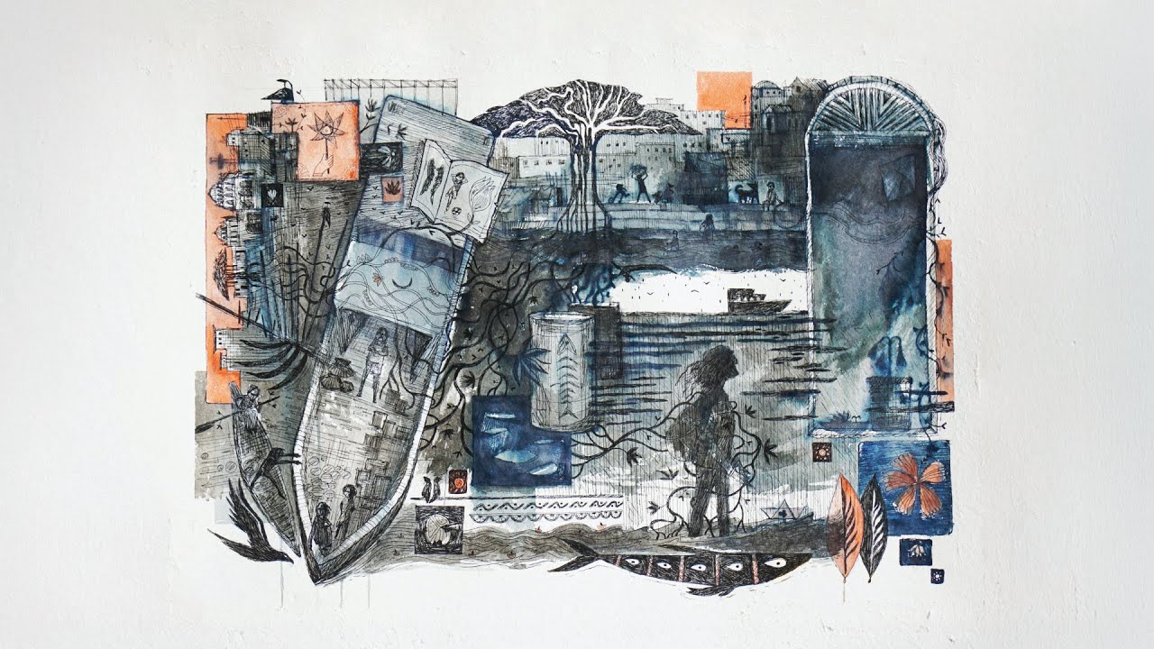 Epar Opar by Artist Shamim Ahmed Chowdhury