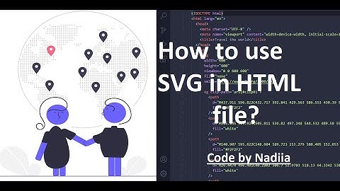 How to use SVG in HTML file? How to generate responsive SVG? Source code available.
