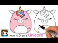 How to Draw a Unicorn 🦄 Squishmallow