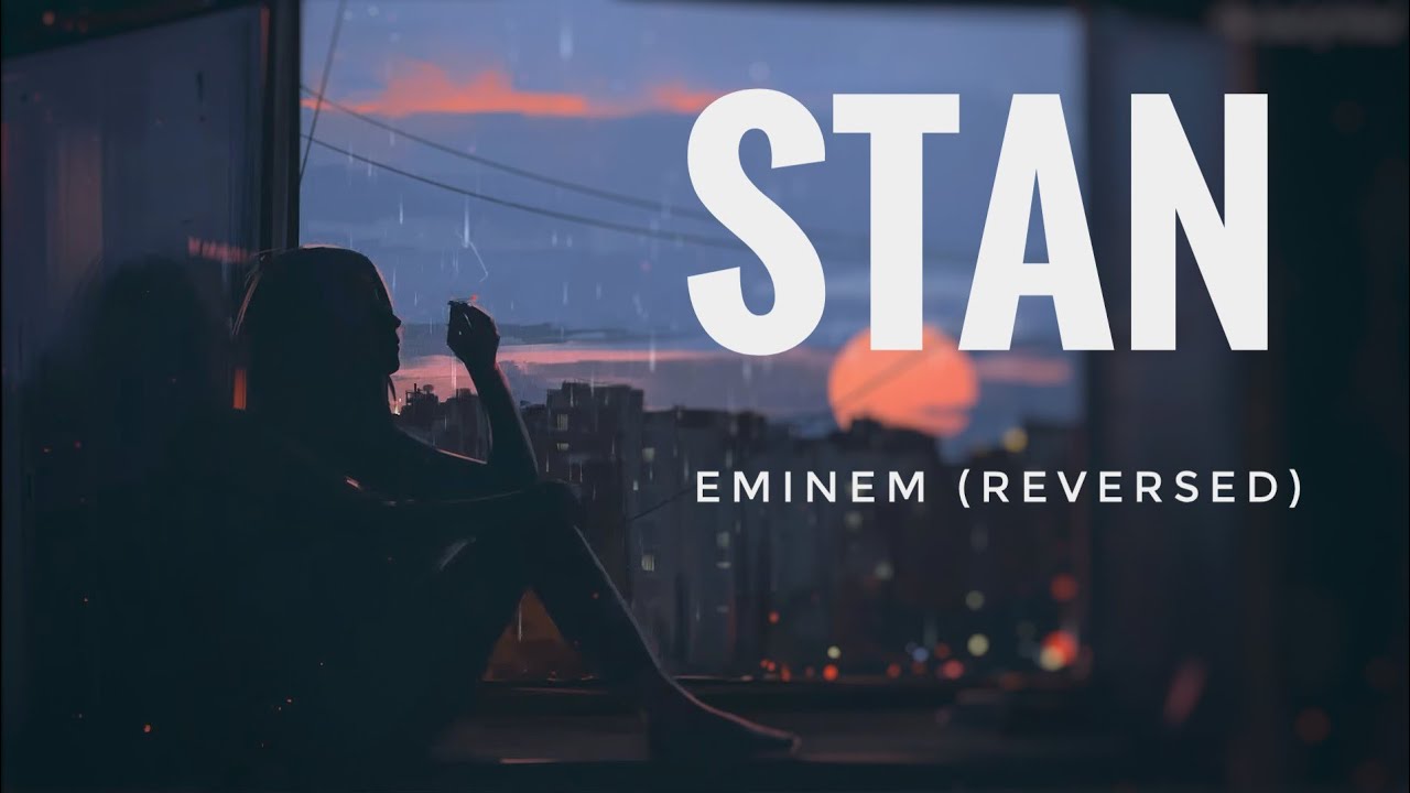STAN | Eminem (Reversed) lyrical video | Red rings