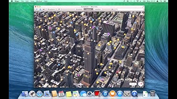 How to control Maps in OS X Mavericks with gestures