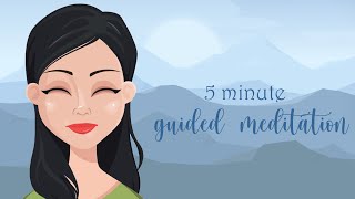 Relax Your Body \& Your Mind ~ 5 Minute Guided Meditation