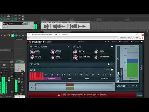 Melda Production MAutoPitch Vocal Test