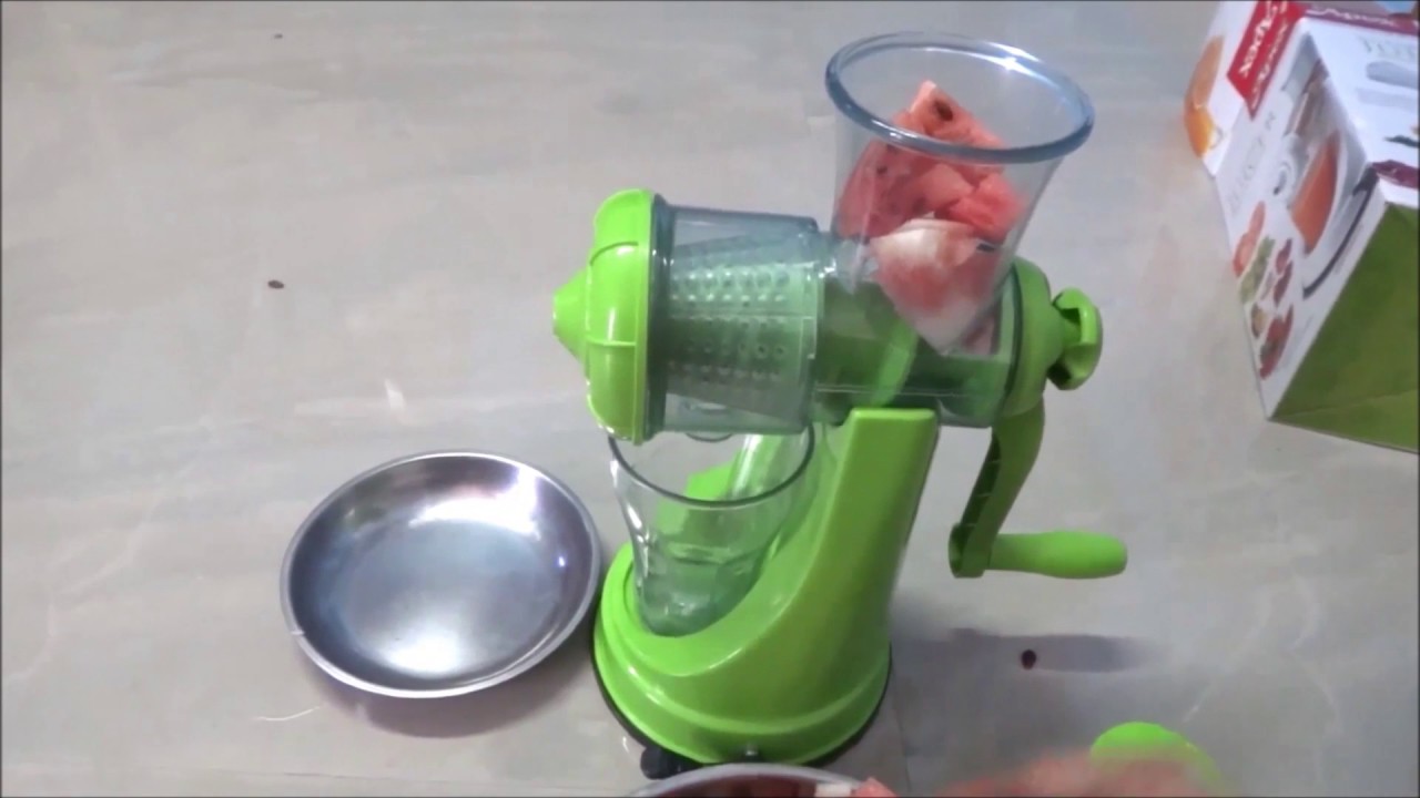 Review of fruits & vegetables juicer Juice Fast