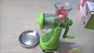 Review of fruits & vegetables juicer