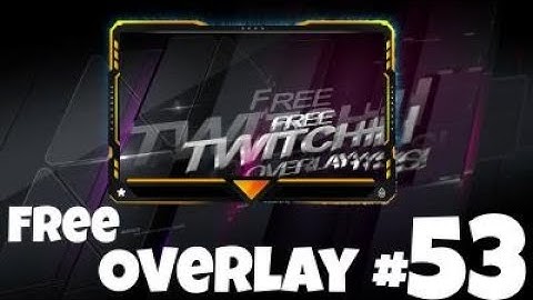 🔴STREAM OVERLAY FREE DOWNLOAD#53🔴 / 🎥OBS STUDIOS YOUTUBE/TWITCH🎥 / Deutsch / Germany