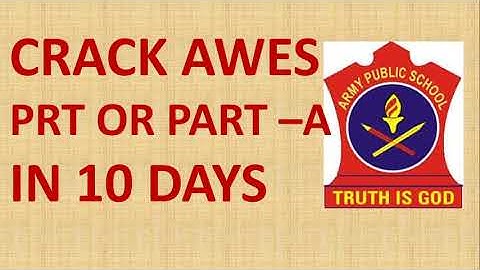 10 DAYS STRATEGY TO QUALIFY AWES | CRACK AWES IN 10 DAYS | 10 DAYS PLAN FOR AWES