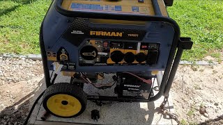 Easy fix for Firman generator not starting