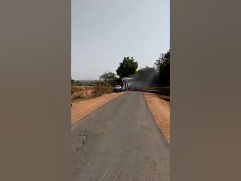 THE burning bus in Lailunga - YouTube