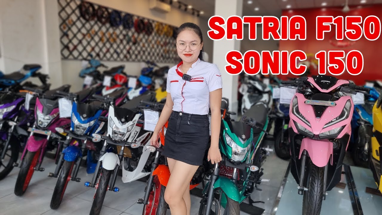 SATRIA VÀ SONIC ĐUA NHAU GIẢM GIÁ I Xe Máy Long Bình - YouTube