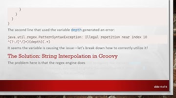 Effective Use of Groovy Variables in Regex Patterns within Jenkinsfiles
