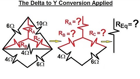 Electrical Engineering: Basic Laws (21 of 31) The Delta to Y Conversion Example