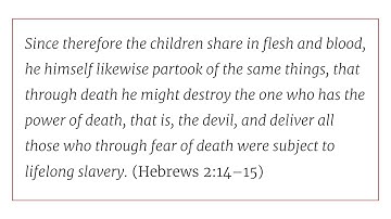 Advent Day 11: Why Jesus Came // Solid Joys (December 11) - Devotional by John Piper