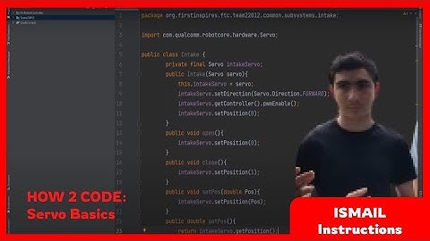 FIRST™ Steps to FTC Coding (#5): Servo Basics