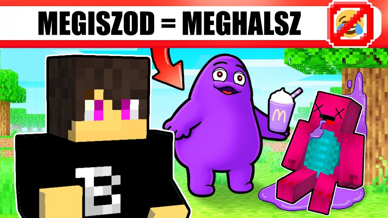 SOHA NE IGYÁL GRIMACE SHAKET! - Minecraft