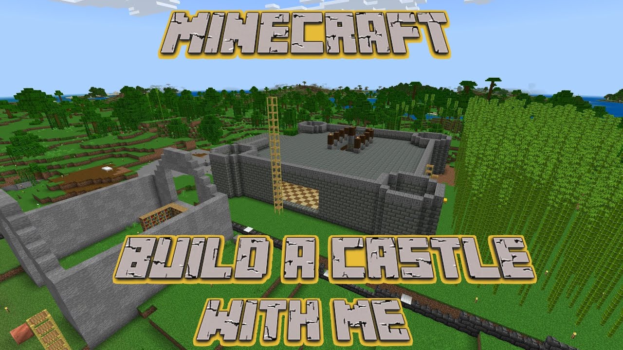 How To Build A Castle In Minecraft. (first part slow guide build with ...