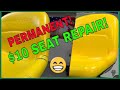 How to Permanently Repair a Cracked John Deere Riding Mower Seat for $10!