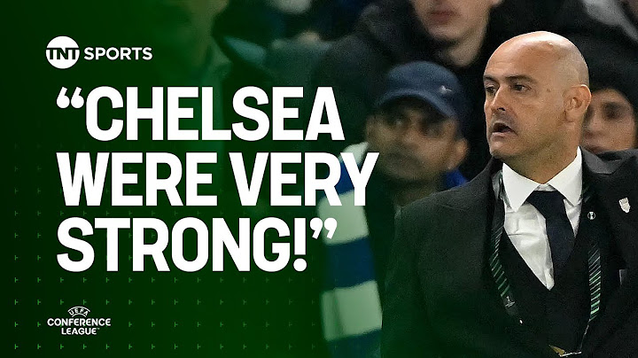 FC Noah manager Rui Mota finds positives despite losing 8-0 against Chelsea in the #UECL 👏