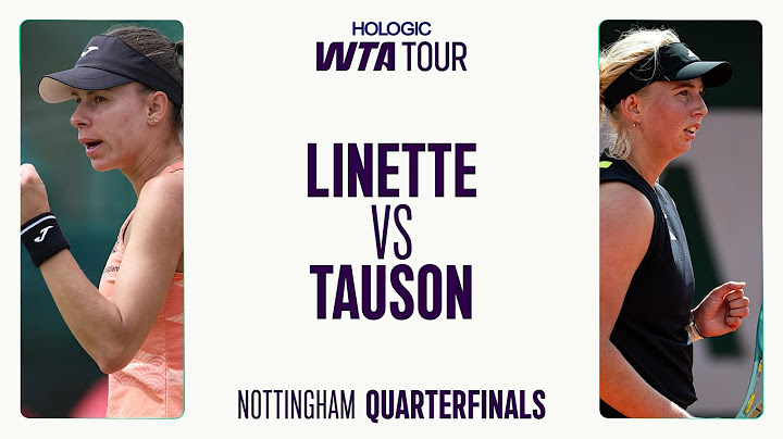 Magda Linette contro Clara Tauson | Quarti di finale di Nottingham 2025 | Momenti salienti della ...