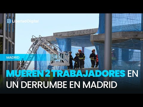 Dos trabajadores quedan sepultados tras el derrumbe de un edificio en Madrid