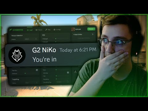 I joined a CSGO TEAM while CHEATING..