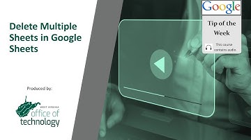 Delete Multiple Sheets in Google Sheets
