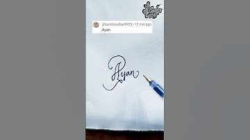stylish name | Ayan | sk cursive art | how to make a stylish name | stylish signature