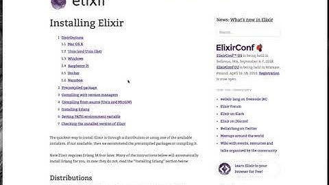 elixir programming tutorial 2 - installation