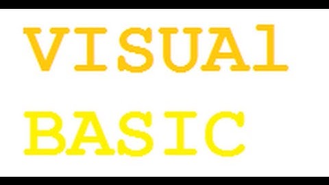 How to: Scrolling Text (Horozontal) in Visual Basi