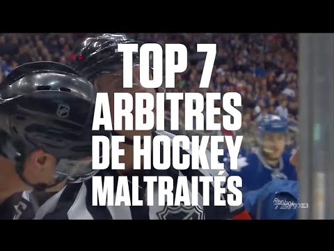 7 arbitres de hockey maltraités