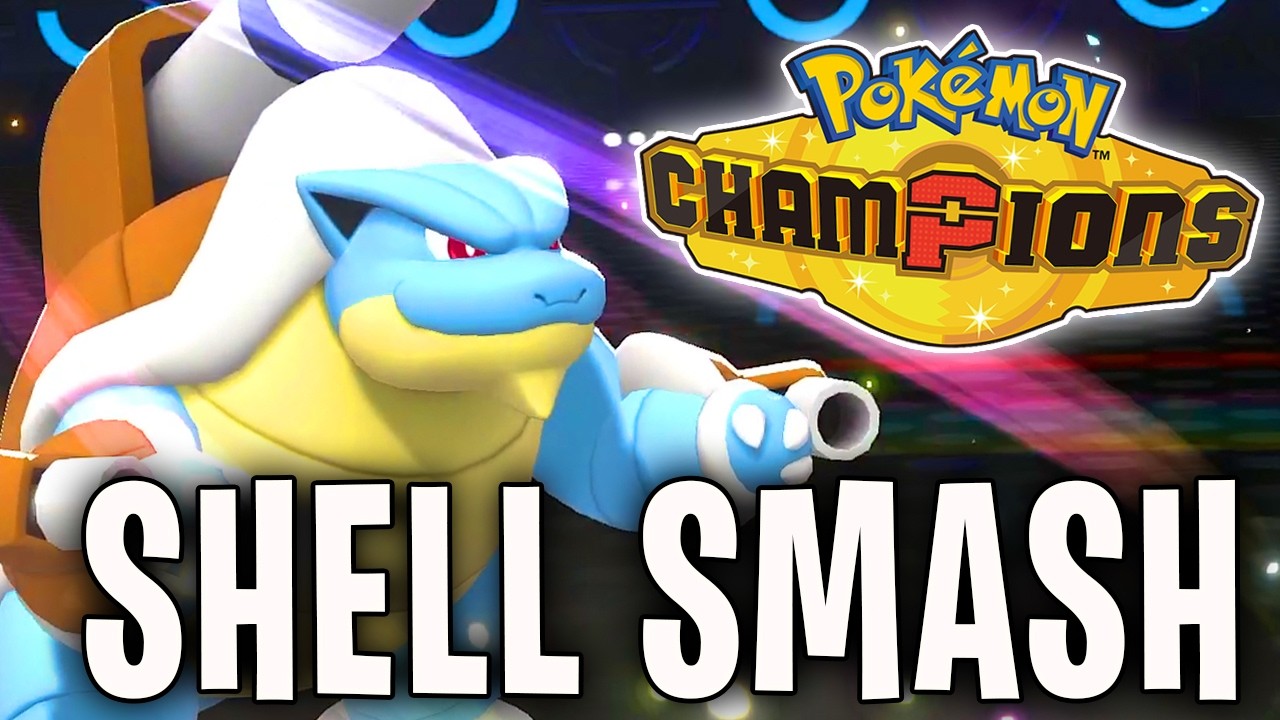 SHELL SMASH BLASTOISE is INSANE in Pokemon Champions... - YouTube