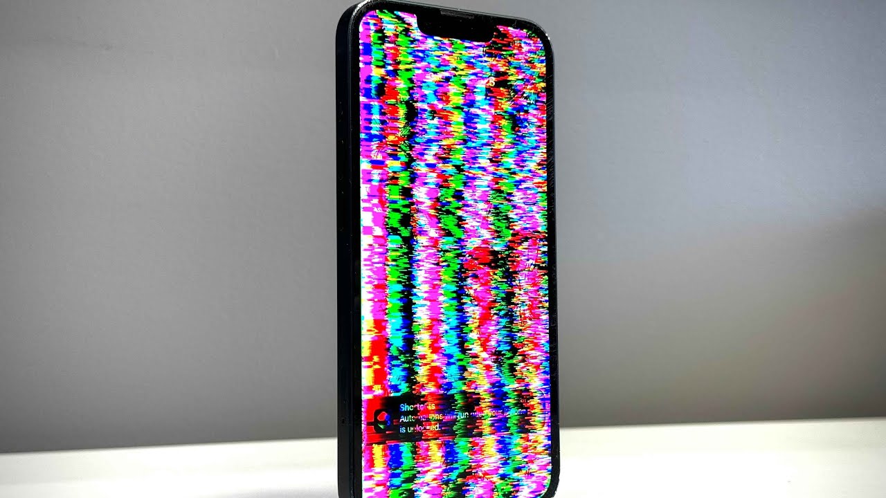 Distorted Screen iPhone 13 - Let's Fix This - YouTube