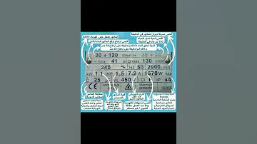 معلومات تخص اللوحه المحركات الكهربائيه النم بليتInformation On Electric Motors Sleep Plate 