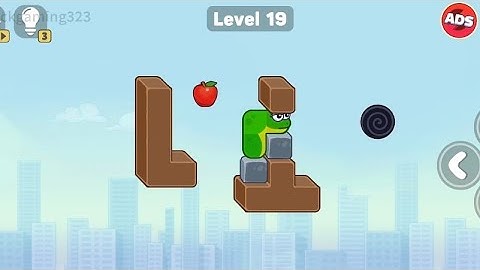 Snake Puzzle Slither to Eat level 19