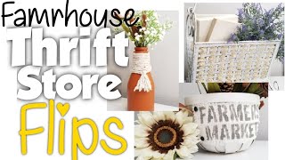 Farmhouse thrift store flips | Trash to Treasure | Thrift store makeovers