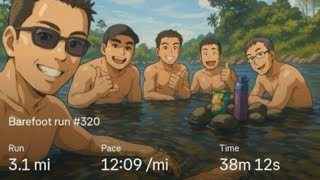 Barefoot run #320