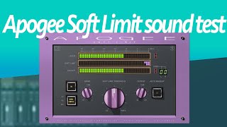 Apogee Soft Limit plugin sound test screenshot 2