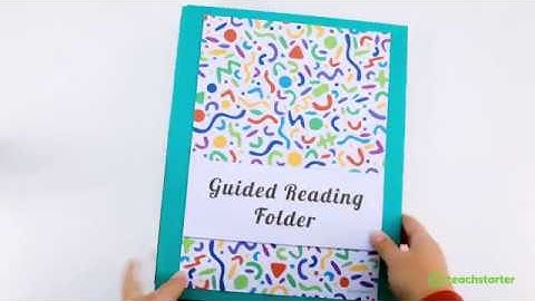 Guided Reading Folder Templates