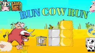 Run Cow Run | Running Bull | Running Cow | Run Cow Run Gameplay | Rescue Farm Animals | RG Gaming screenshot 5